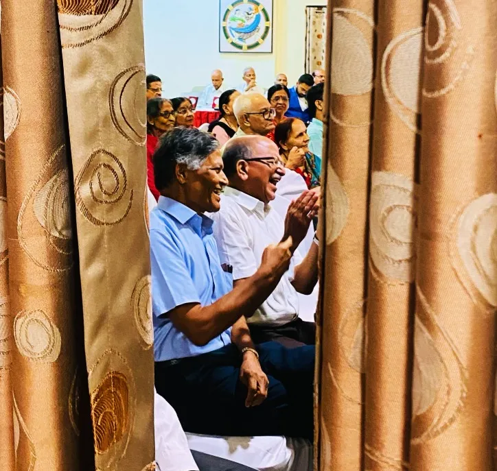 Behind the scenes with the crew