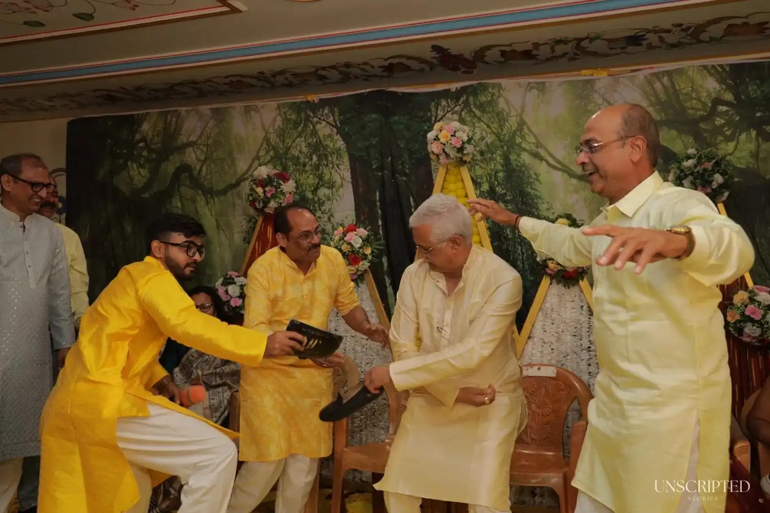 Wedding sangeet performance