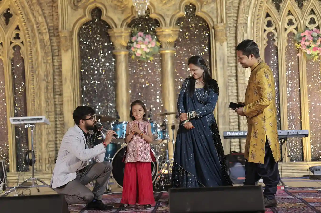 Wedding celebration anchoring