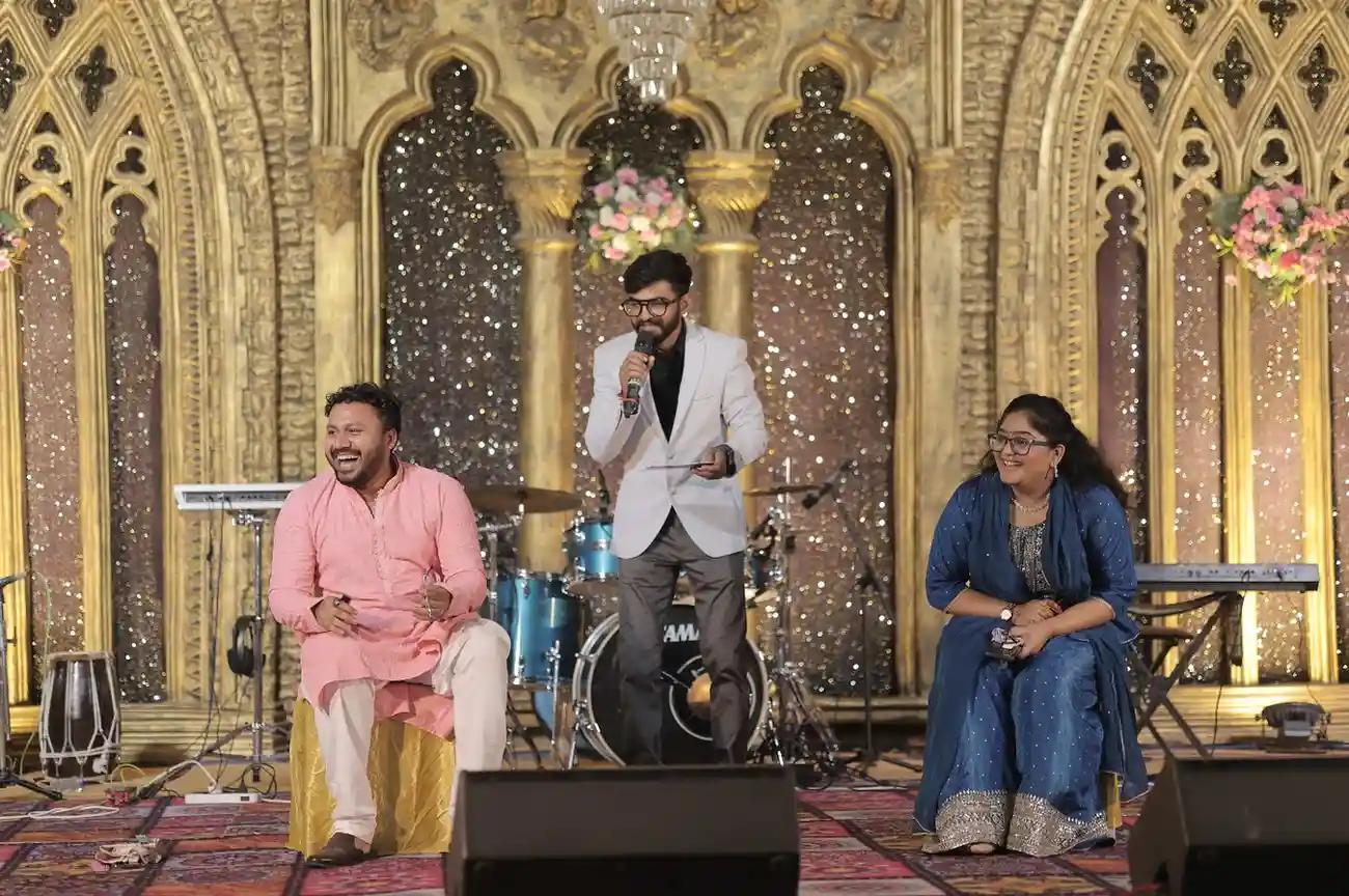 Wedding stage performance